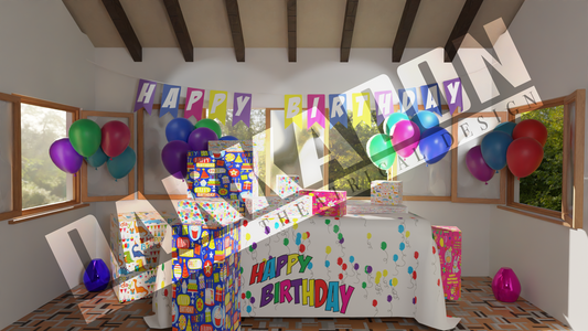 Happy Birthday Projection